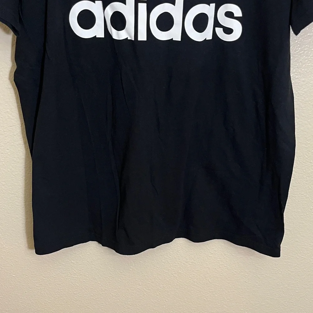 Adidas The Go-To Black Athletic T-Shirt